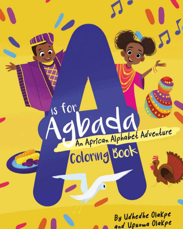 A is for Agbada Coloring Book (Print-at-Home)