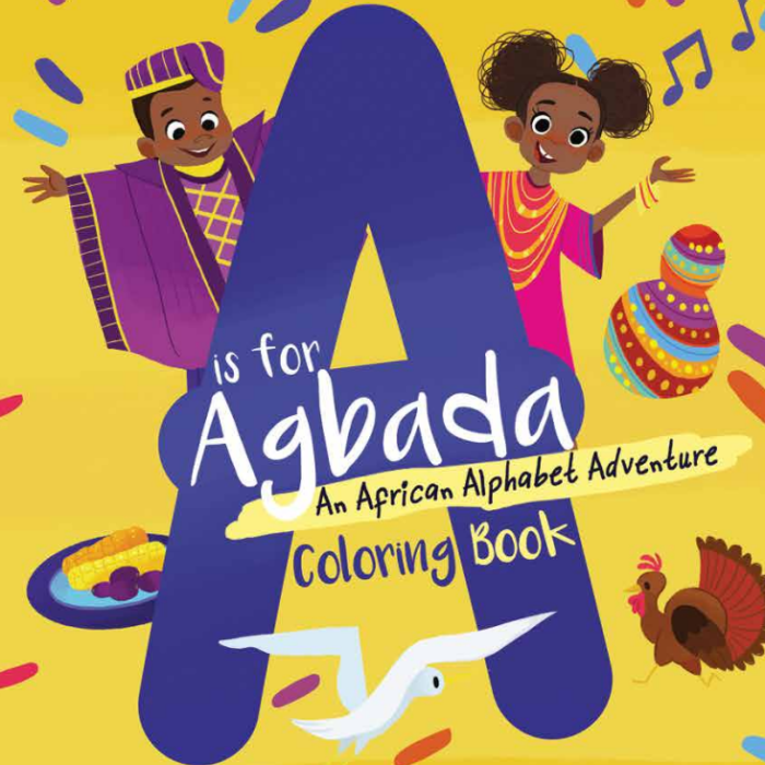 A is for Agbada Coloring Book (Print-at-Home)